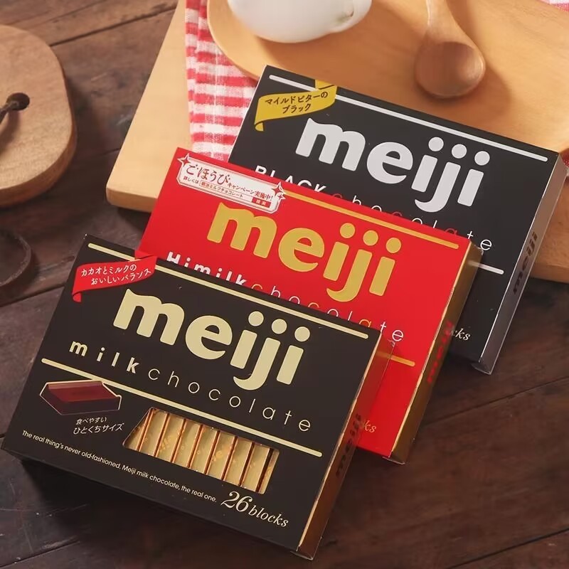 日本進口零食 Meiji明治鋼琴巧克力 牛奶黑巧克力 網紅情人節 零食 零嘴