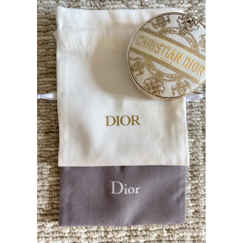 公司貨Dior杜樂麗花園氣墊粉餅殼/收納袋限量外殼