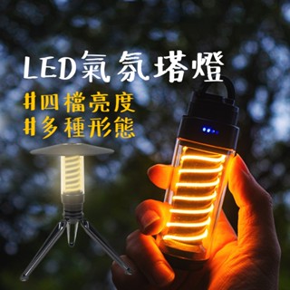 露營燈 【露營中毒本鋪】 LED露營燈 塔燈 gz燈 戶外超亮多功能 可調光防水 USB充電便攜 夜間露營燈具首選