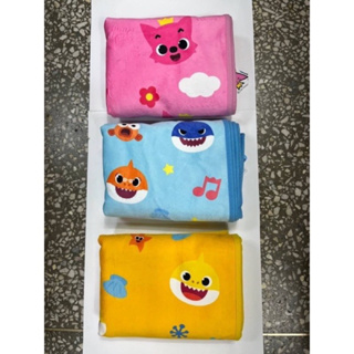 韓國代購/PinkFong Babyshak 高級保暖毯 兒童毛毯防靜電除臭棉被 毯子