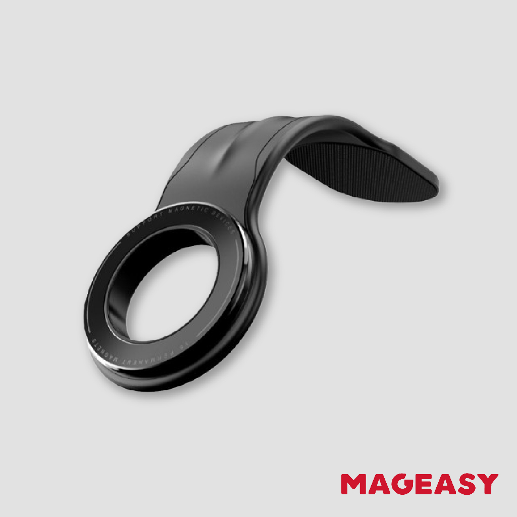 ❚ MAGEASY ❚ Magsafe 可彎曲 軟鋁磁吸車載支架 磁吸 360度旋轉 手機架 可折疊 車用支架 導航支架