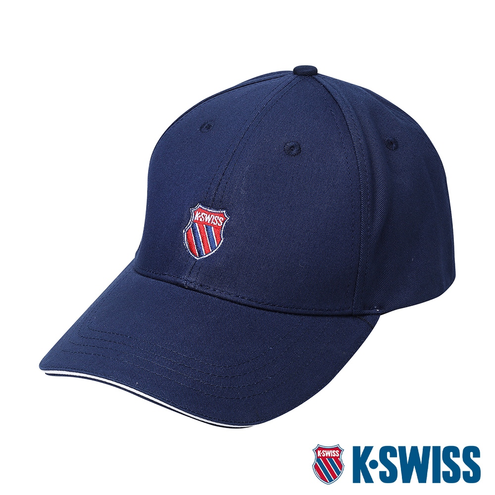K-SWISS Cotton Cap運動棒球帽-藍