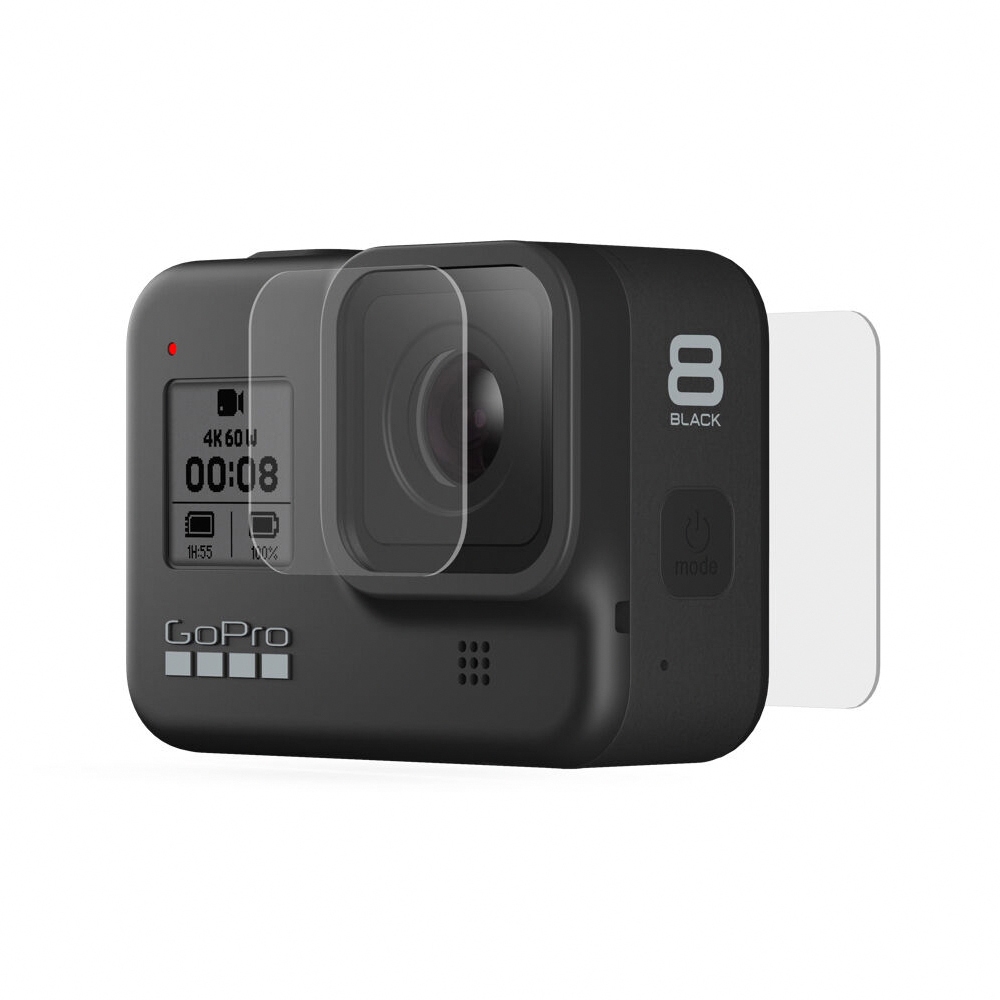 GoPro HERO8 強化玻璃鏡頭+螢幕保護貼 AJPTC-001 福利品