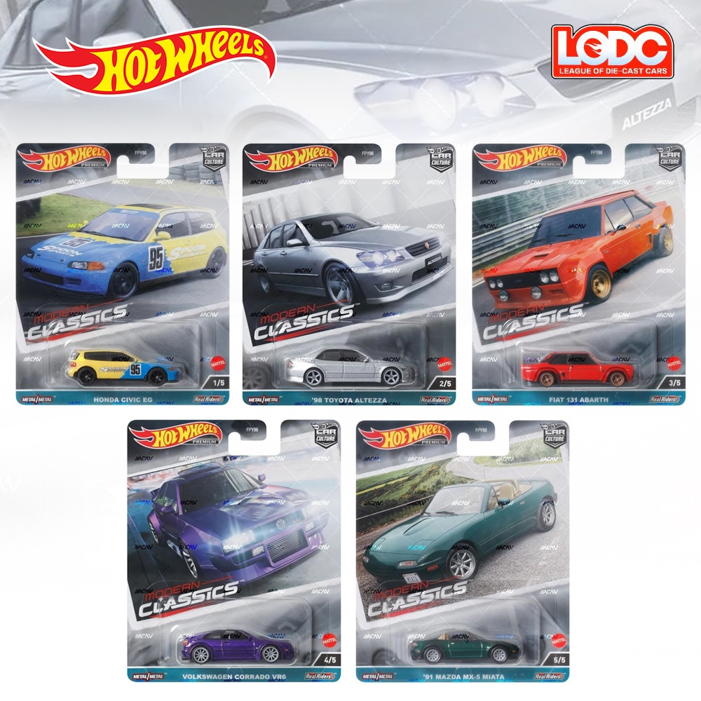 HOT WHEELS Premium 汽車文化 Modern Classics ALTEZZA CIVIC ABARTH