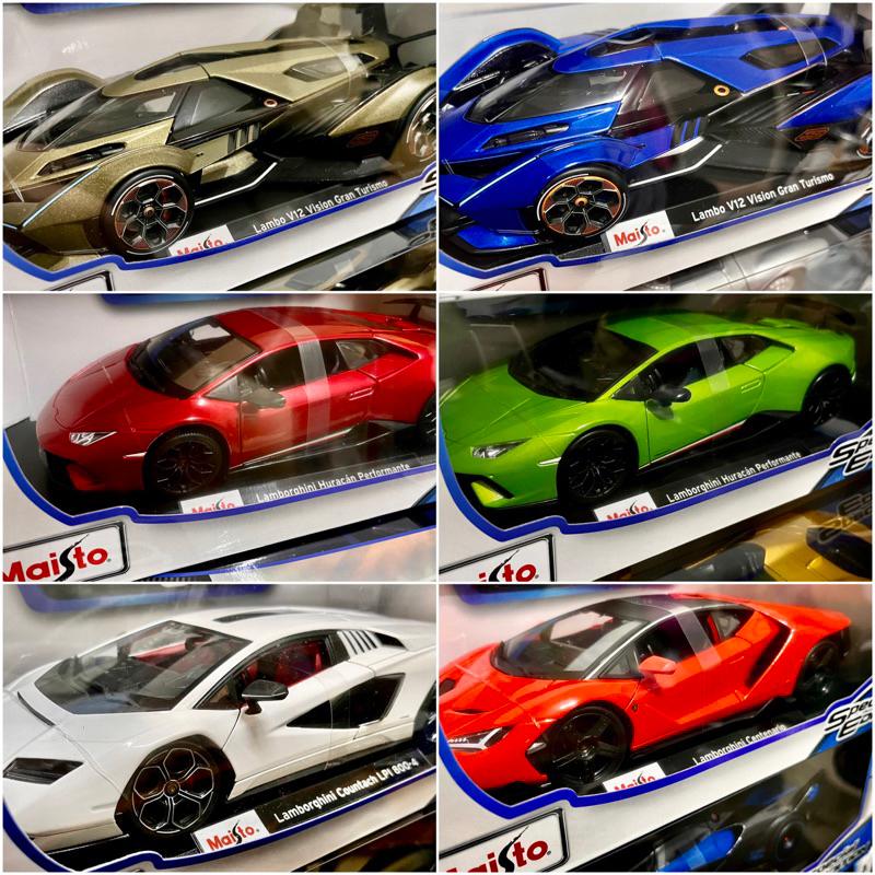 【現貨】Lamborghini系列V12 Vision Huracan Sian FPK 37 Huracán 1:18