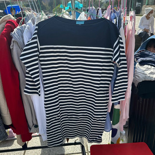 Uniqlo 女生長袖條紋連衣裙