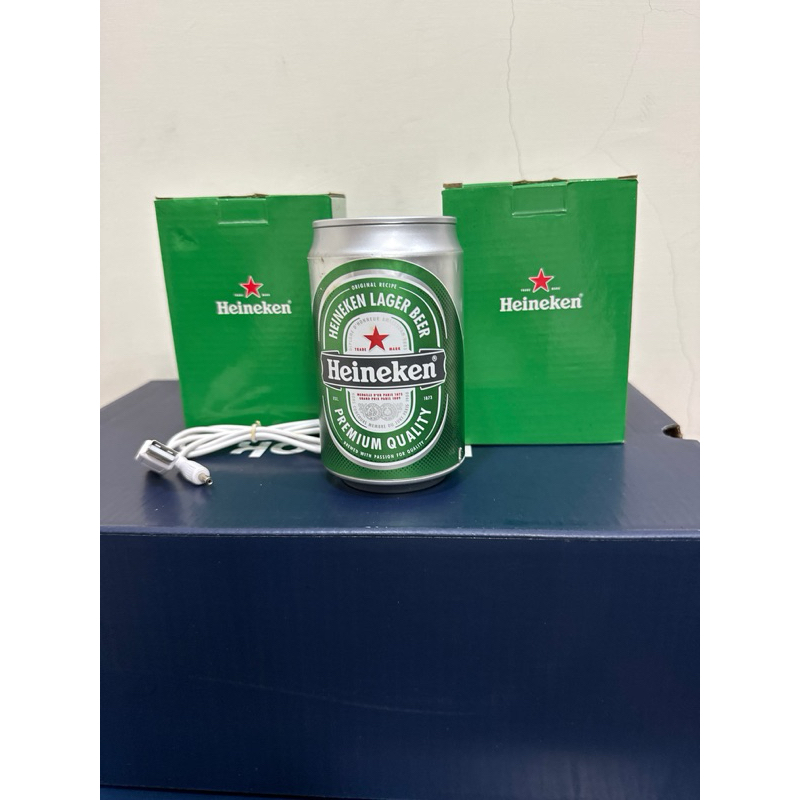海尼根Heineken觸感新裝造型喇叭罐裝造型有線喇叭