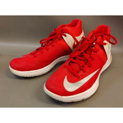 NIKE KD TREY 5 IV EP 紅/白高筒籃球鞋 - 練習鞋，擁有耐磨底，狀態良好