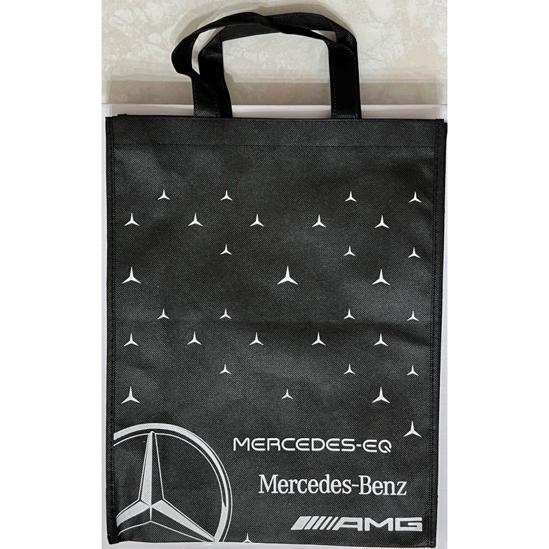 賓士購物袋【賓士交車禮】Mercedes-Benz  EQ AMG 賓士~不織布環保購物袋