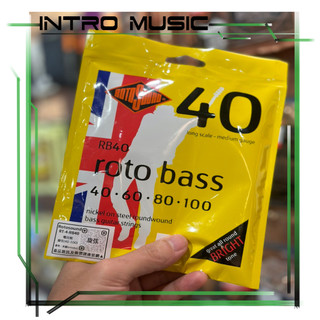 INTRO MUSIC || ROTO SOUND roto bass RB40 鎳纏繞 40-100 Bass套弦