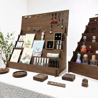 現貨🔺可拆 階梯架 直播階梯架子 公仔 筆記本 明信片 化妝品收納 展示架 手機殼 鑰匙圈展示架 飾品陳列架 小紅書擺攤