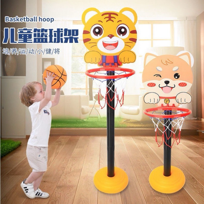 [台灣現貨］兒童 室內籃球架 高度可調整 老虎籃球架 巧虎籃球架框 室內籃球架 室外籃球架
