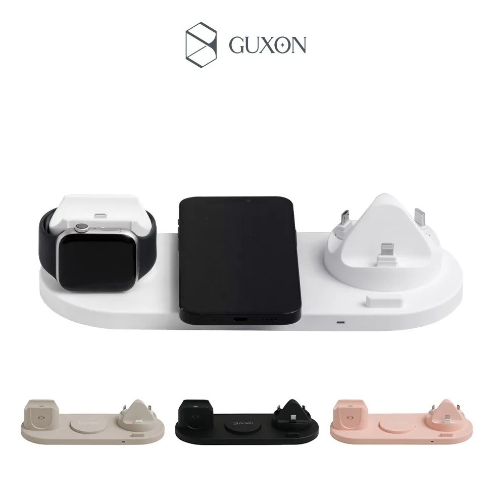六合一多功能無線充電盤 磁吸充電盤   Apple Watch/Airpods/iPhone/Androi