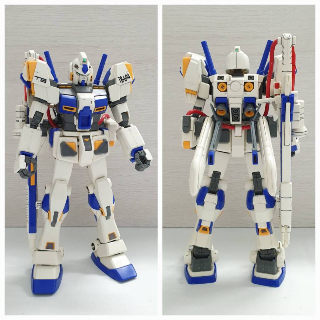 M221【 米皇模型】殺肉出清 MG 1/100 鋼彈4號機 試作4號機 RX-78-4