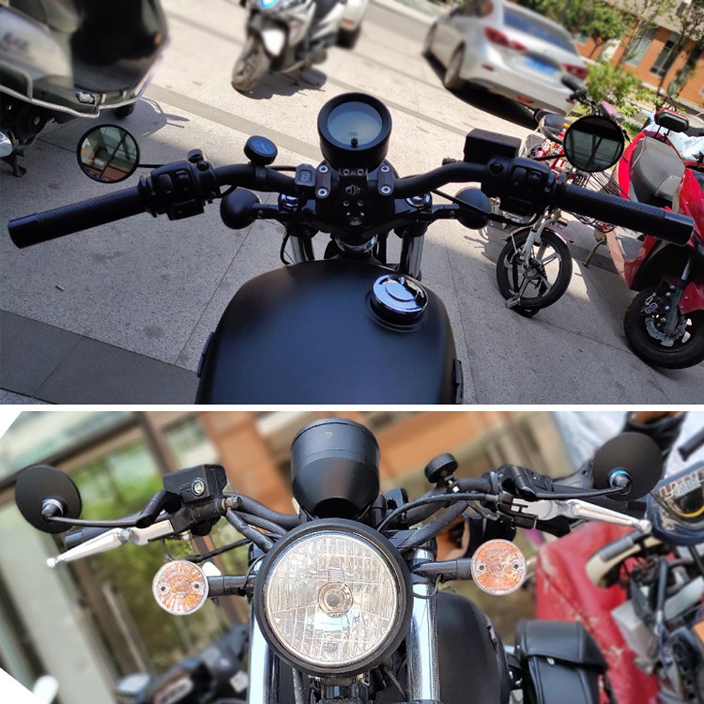 Kawasaki Z650RS 復古端子鏡 適用於川崎巡航機車改裝手把鏡 Z650RS 後靠背 z900風鏡 現貨