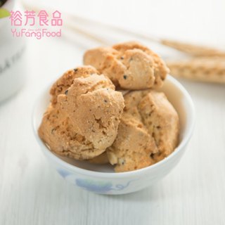 《裕芳食品》 迷你芝麻桃酥(全素)
