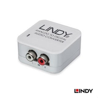 LINDY 林帝 無損轉換 類比(RCA) 轉 數位(S/PDIF) DAC 音源轉換器 (70409)