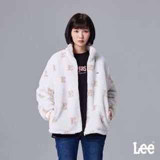 Lee 字母滿版印花舖棉外套 女 米白 MODERN LB313001005