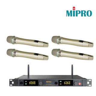 【MIPRO】ACT-5814A /ACT-58HC*4 5 GHz 1U四頻道數位接收機(數位接收機+麥克風)