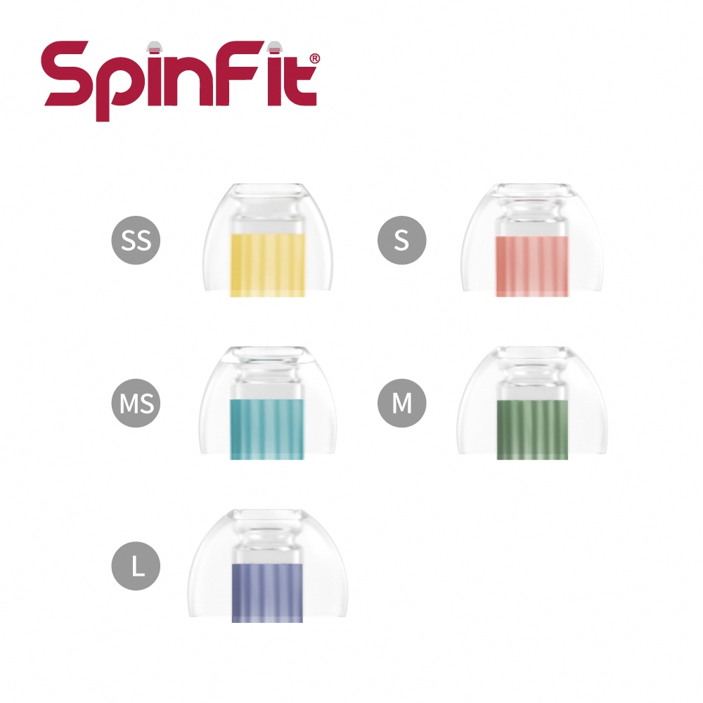 SpinFit W1矽膠耳塞一入組｜原廠公司貨