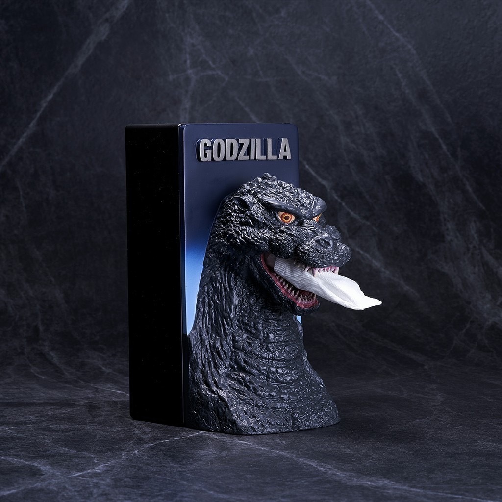 正版 哥吉拉 面紙盒 衛生紙 Godzilla 造型 面紙盒 金證 平成哥吉拉Freak’s store