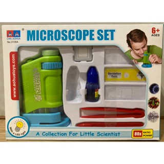 (二手顯微鏡)美國進口-學童顯微鏡組合-Microscope Set-科學玩具-科學實驗_國小/幼兒園上課必備