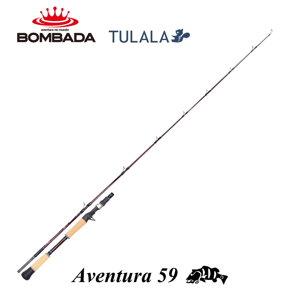 【搏漁所釣具】 BOMBADA Aventura 59 槍柄路亞竿 一本半 筏釣 BASS 魚虎