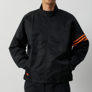 Adidas NEUCL+ TT 男 黑色 三葉草 休閒 口袋 立領 運動外套 外套 II5789