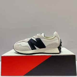 New Balance 327 中童 黑灰色 鬆緊帶 麂皮 寬楦 復古 運動 休閒鞋 PH327FE