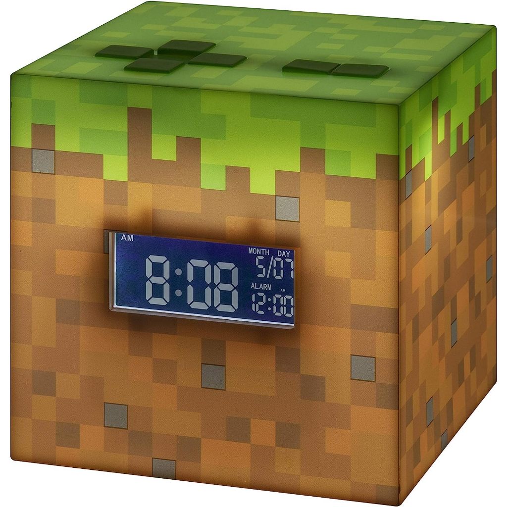 預購🚀美國正貨🚀美國專櫃 Minecraft 麥塊 我的世界 兒童 鬧鐘 時鐘 小夜燈