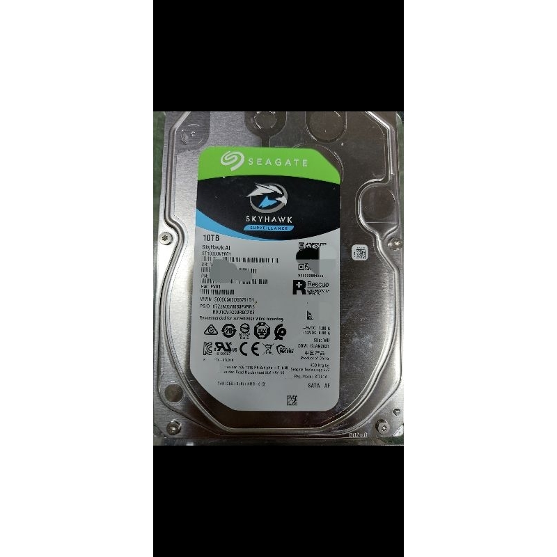 SEAGATE 10TB 3.5吋SATA硬碟  二手品