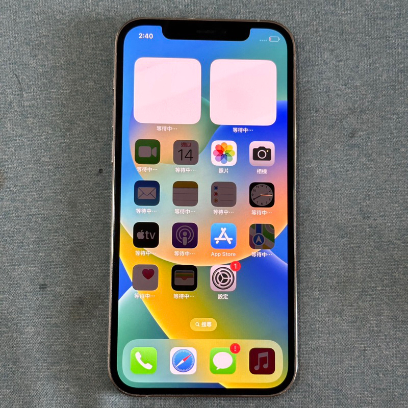 iPhone 12 Pro 256G 銀白 功能正常 二手 Iphone12pro 12pro 蘋果 6.1吋 台中