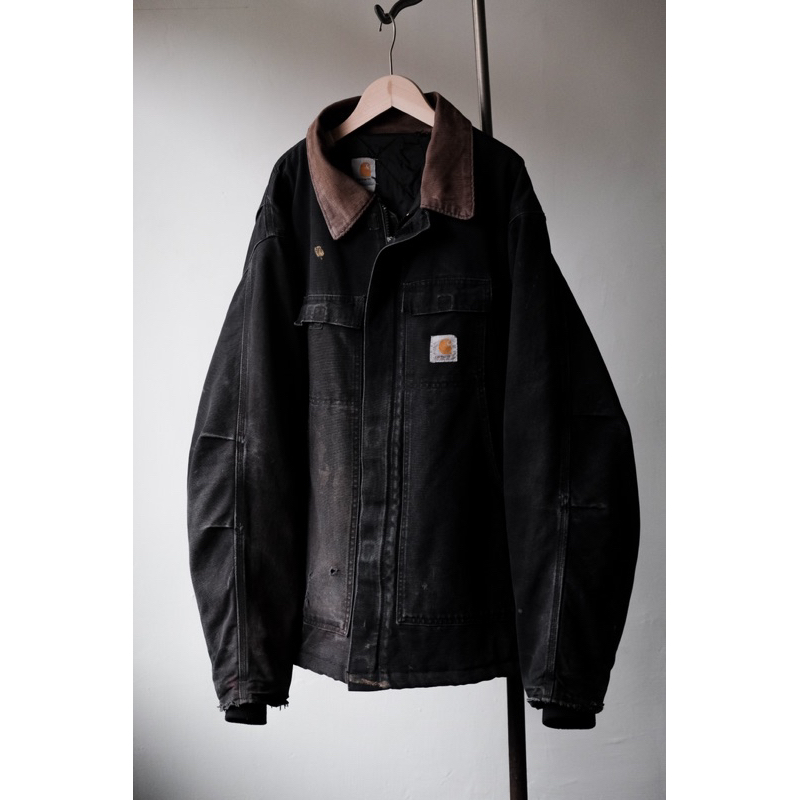Carhartt Vintage Faded Black Detroit Duck Jacket