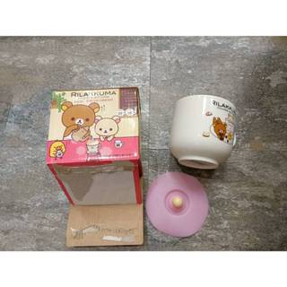 (全新)7-11 拉拉熊 甜蜜巧克力 咖啡 馬克杯 杯子 陶瓷 點心碗 防塵 矽膠蓋子中古全新收購寄賣專門店