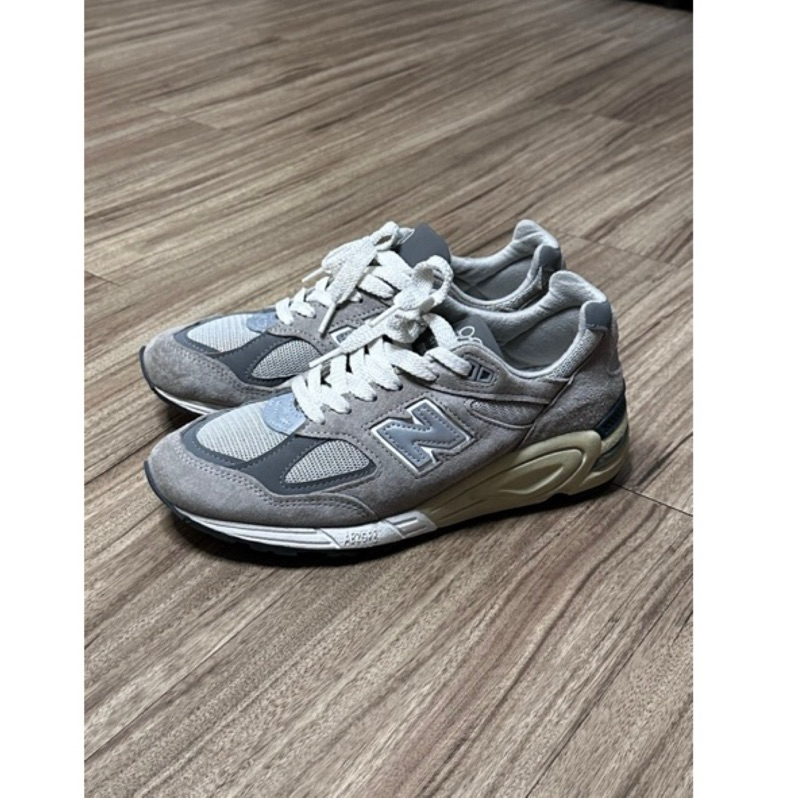 二手 US5.5/23.5CM NEW BALANCE 990 V2 USA 元祖灰 灰色 美製 美國製 M990GR2