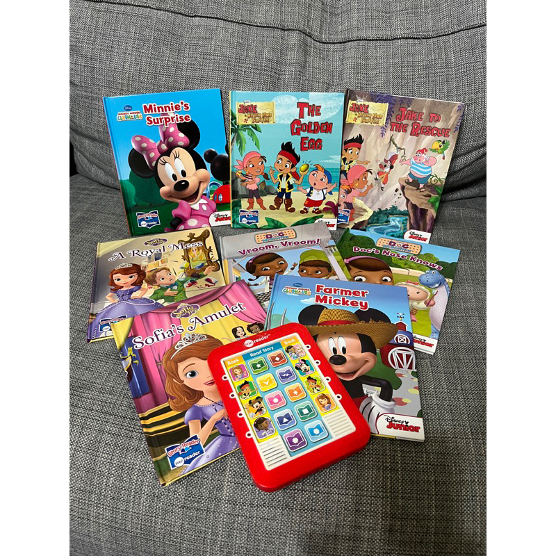 Costco 代購購入 迪士尼 英文 me reader有聲書兒童電子閱讀故事書組 Sofia Mickey Mouse