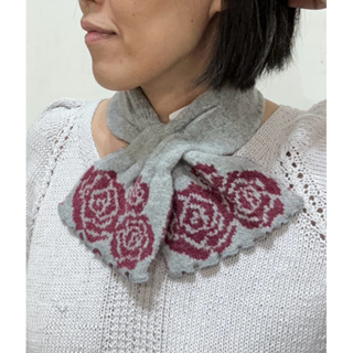 美家園日本生活館 日本製 輕便溫暖舒適短圍巾 圍脖