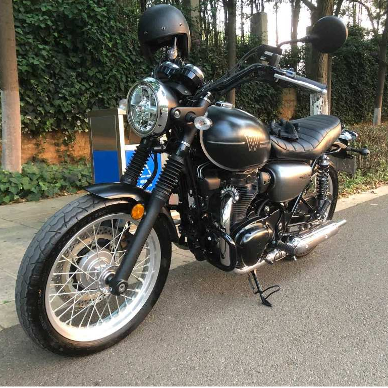 川崎W800貨架 適用於 kawasaki W800 CAFE改裝後靠背 川崎W800  W800 CAFEMeguro