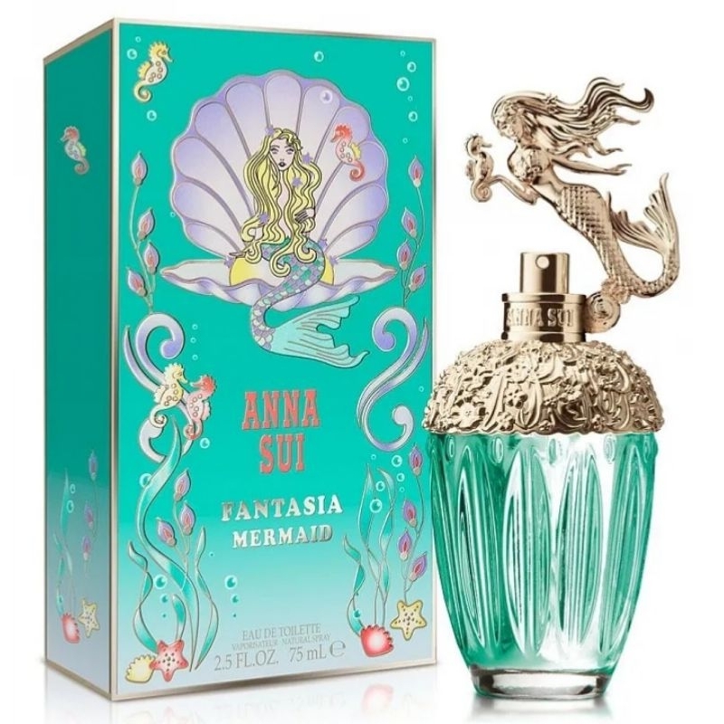 ANNA SUI 童話美人魚淡香水30/75ml專櫃公司貨保存期限2025年12月 蝦皮代開發票 FANTASIA