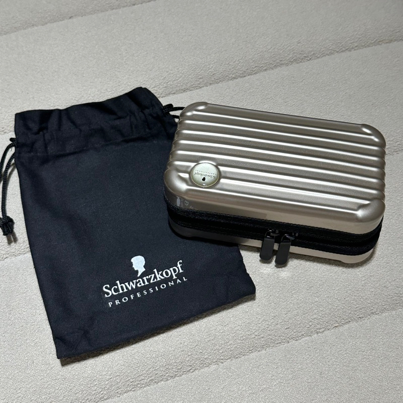 全新 施華蔻Schwarzkopf 硬殼行李箱造型化妝包/盥洗包/收納盒