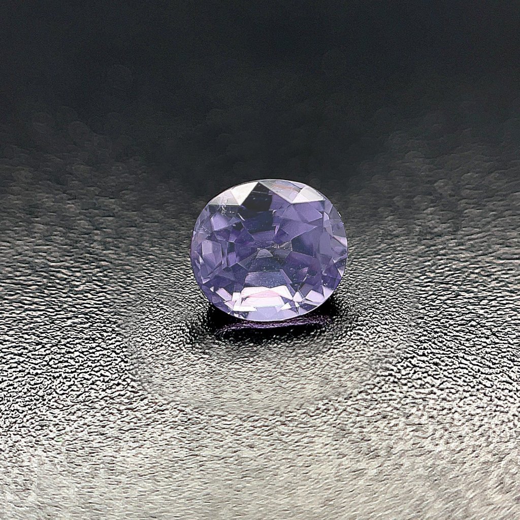天然紫色尖晶石(Spinel)裸石1.29ct  基隆克拉多