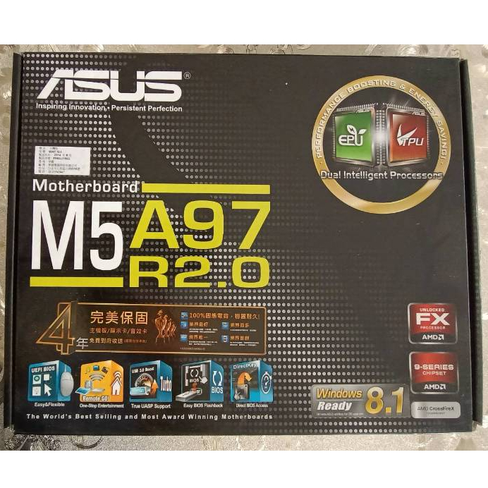 華碩 M5A97 R2.0 AMD970G   主機板 新品 (現貨)