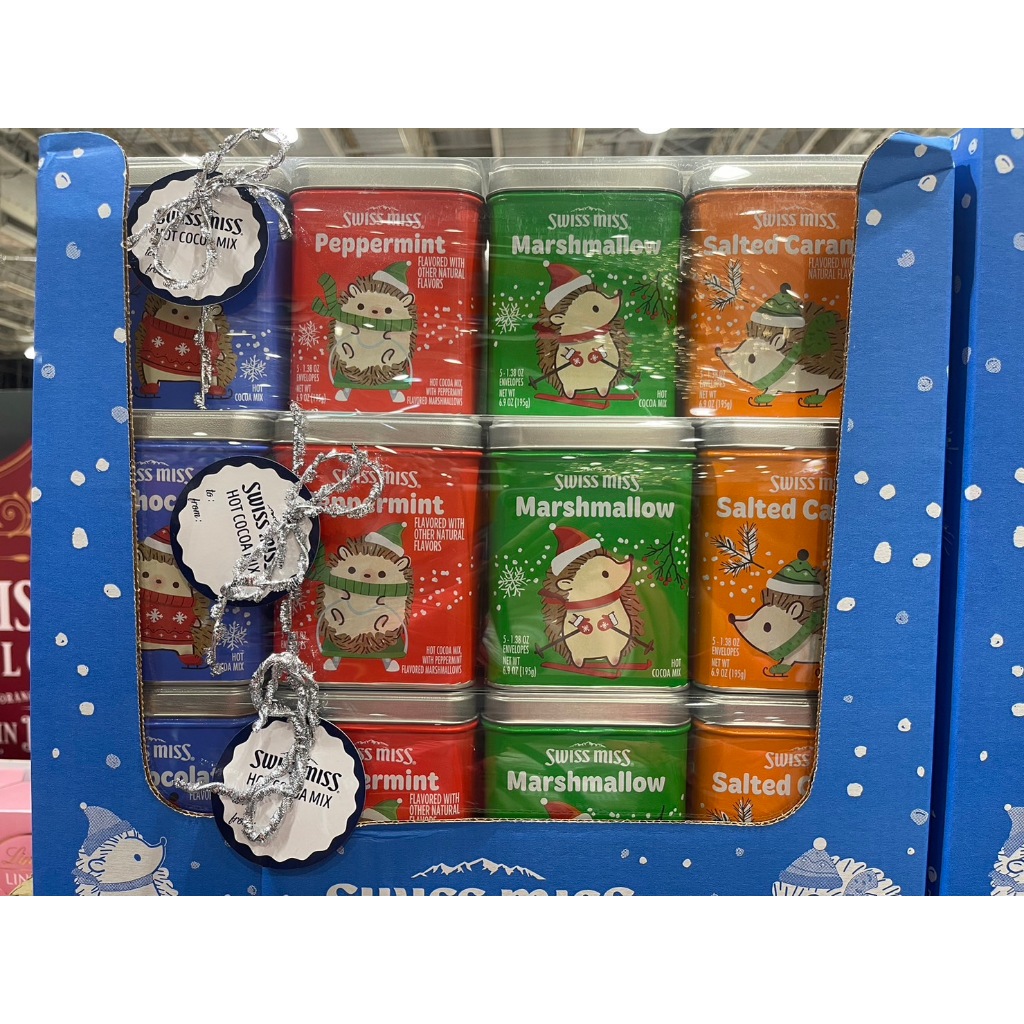Costco 好市多代購  Swiss Miss 聖誕節可可粉禮盒組 4罐  拆售 🔥現貨 快速出貨🔥