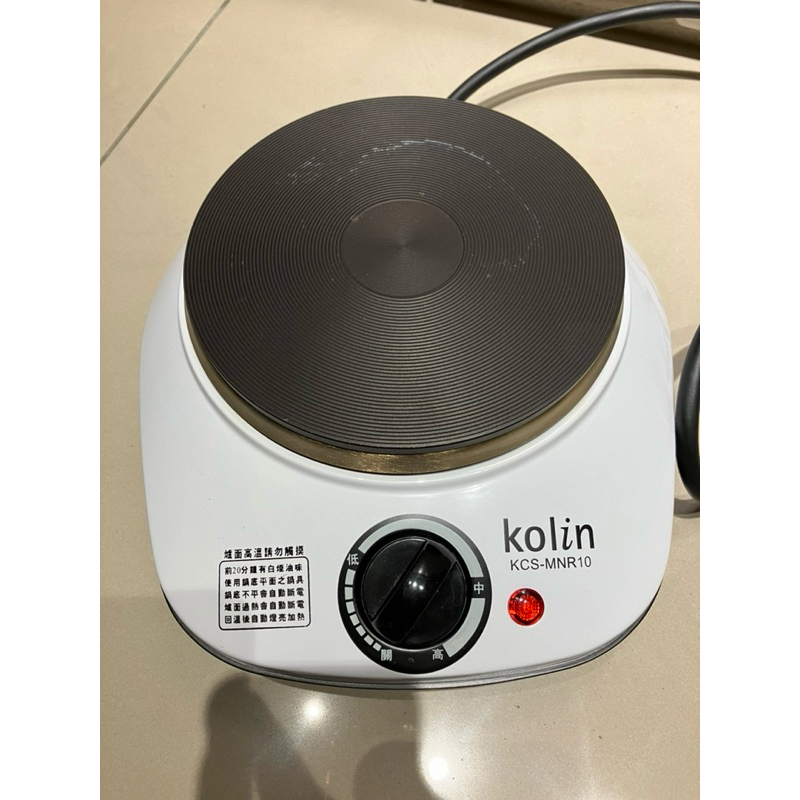 Kolin 歌林 KCS-MNR10 二手 中古 黑晶鑄鐵電子爐 不挑鍋 黑晶爐 電烤爐