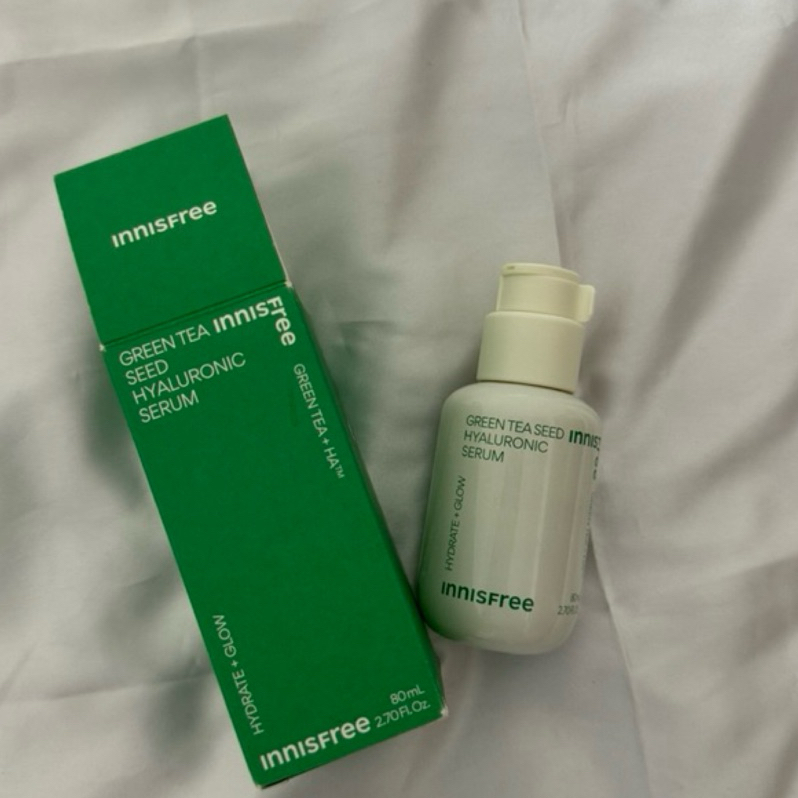 🖇 ‎☽⋰ SEVENTEEN MINGYU珉奎代言｜Innisfree綠茶籽玻尿酸保濕精華80ml |精華液素食可用｜