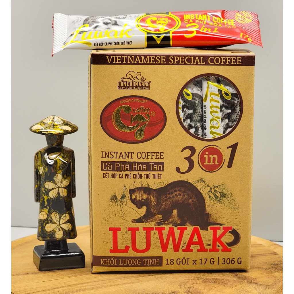 ⭐越南 現貨 C7 麝香貓 咖啡 三合一(盒裝18入) ⭐ Luwak Coffee ⭐Việt Nam cà phê⭐
