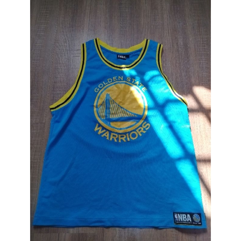 NBA 勇士隊 籃球背心 Curry 柯瑞勇士隊大 logo球衣 L 號超新二手 胸寬55,長72 穿沒幾次