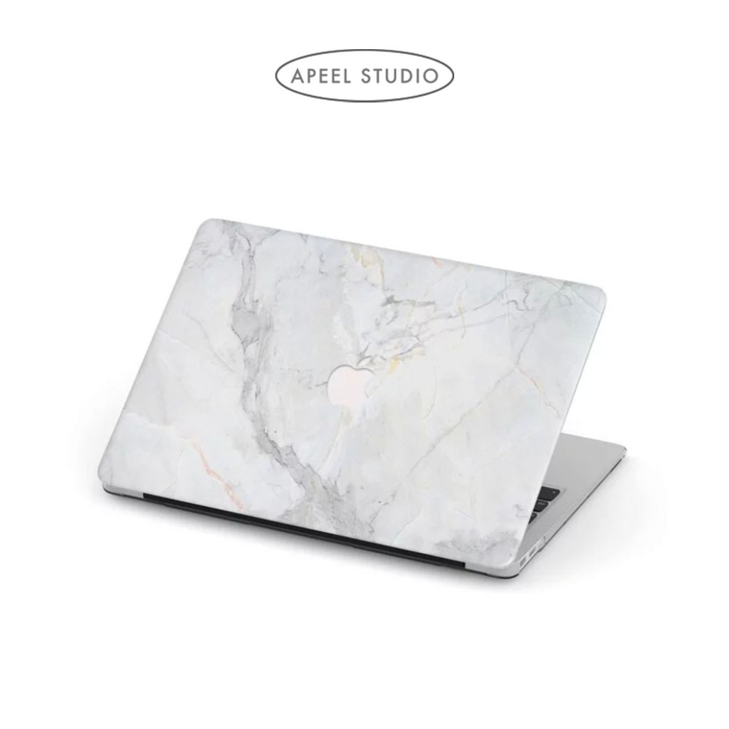 APIOU 灰調大理石 MacBook 全包保護殼 適用Pro 13 Air 13 M1 14 16