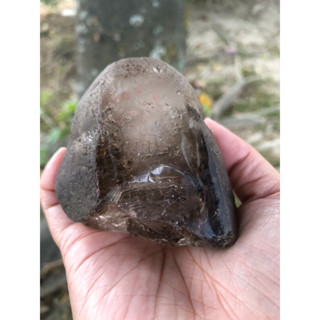 茶晶 茶水晶 水膽 水沖石 原石 淨化 消磁