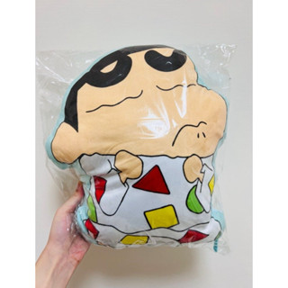 蠟筆小新抱枕含小毯子